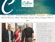 Tablet Screenshot of culturemauricie.ca